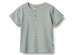 Wheat Lumi t-shirt stormy sea med striber